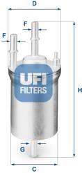 UFI Üzemanyagszűrő UFI 31.833. 00
