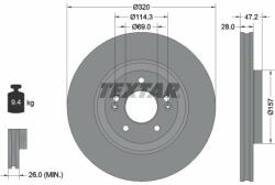 TEXTAR féktárcsa TEXTAR 92306303 (92306303)