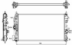 NRF hűtő, motorhűtés NRF 53143 (53143)