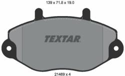 TEXTAR fékbetétkészlet, tárcsafék TEXTAR 2146901 (2146901)