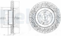 DELPHI Tarcza Ham. Mercedes S W221 (bg9057)