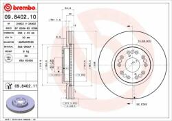 BREMBO féktárcsa BREMBO 09.8402. 11 (09.8402.11)