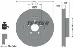 TEXTAR féktárcsa TEXTAR 92163505 (92163505)
