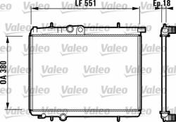 VALEO hűtő, motorhűtés VALEO 732886
