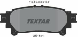 TEXTAR fékbetétkészlet, tárcsafék TEXTAR 2491801 (2491801)