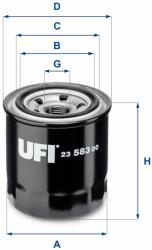UFI olajszűrő UFI 23.583. 00