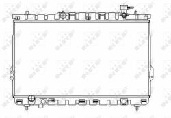 NRF hűtő, motorhűtés NRF 53357 (53357)