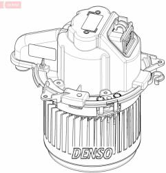 DENSO Utastér-ventilátor DENSO DEA23023