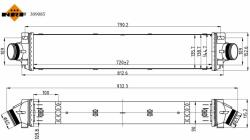 NRF töltőlevegő-hűtő NRF 309085 (309085)