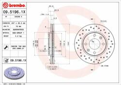 BREMBO féktárcsa BREMBO 09.5196. 1X