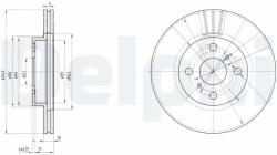 DELPHI Tarcza Ham. Toyota Yaris 99- (bg3520)