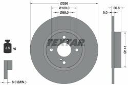 TEXTAR féktárcsa TEXTAR 92169203 (92169203)