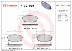 BREMBO BRE-P30099