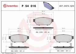 BREMBO BRE-P54016