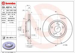 BREMBO Bre-09. A914.11 (09.a914.11)