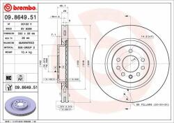 BREMBO Bre-09.8649. 51 (09.8649.51)