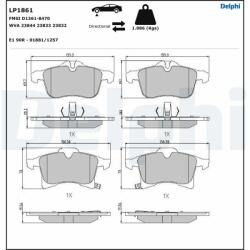 DELPHI Klocki Ham. Opel Astra H (lp1861)