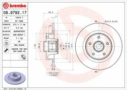 BREMBO Bre-08.9792. 17 (08.9792.17)