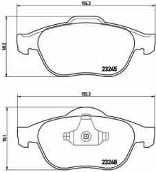 BREMBO BRE-P68032