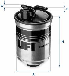 UFI Üzemanyagszűrő UFI 24.415. 00