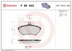 BREMBO Bre-p85042 (p 85 042)