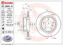 BREMBO Bre-09.9869. 81 (09.9869.81)