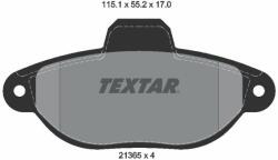 TEXTAR fékbetétkészlet, tárcsafék TEXTAR 2136502 (2136502)