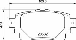 BREMBO fékbetétkészlet, tárcsafék BREMBO P 83 174 (P 83 174)