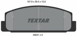 TEXTAR fékbetétkészlet, tárcsafék TEXTAR 2003101