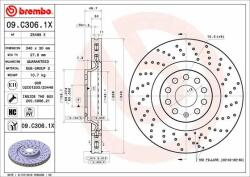 BREMBO Bre-09. C306.1x (09.c306.1x)
