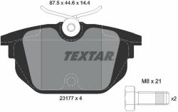 TEXTAR fékbetétkészlet, tárcsafék TEXTAR 2317703 (2317703)