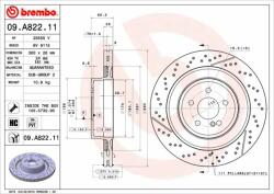BREMBO Bre-09. A822.11 (09.a822.11)