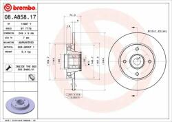 BREMBO Bre-08. A858.17 (08.a858.17)