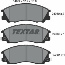 TEXTAR fékbetétkészlet, tárcsafék TEXTAR 2405901 (2405901)