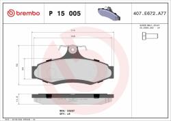 BREMBO Bre-p15005 (p 15 005)