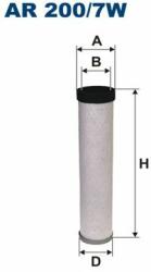 FILTRON szekunder levegő szűrő FILTRON AR 200/7W (AR 200/7W) - centralcar