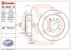 BREMBO Bre-08. A633.10 (08.a633.10)