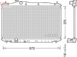DENSO hűtő, motorhűtés DENSO DRM40040