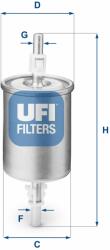 UFI Üzemanyagszűrő UFI 31.515. 00