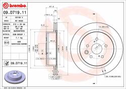 BREMBO féktárcsa BREMBO 09. D719.11