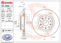 BREMBO féktárcsa BREMBO 09. D992.11 (09.D992.11)