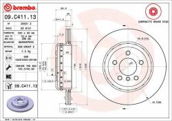 BREMBO Bre-09. C411.13 (09.c411.13)