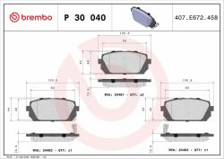 BREMBO BRE-P30040