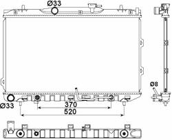 NRF hűtő, motorhűtés NRF 53162 (53162)
