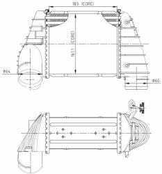 NRF töltőlevegő-hűtő NRF 309040 (309040)