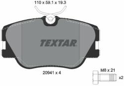 TEXTAR fékbetétkészlet, tárcsafék TEXTAR 2094102