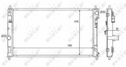 NRF hűtő, motorhűtés NRF 59089 (59089)
