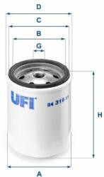 UFI Üzemanyagszűrő UFI 24.319. 01