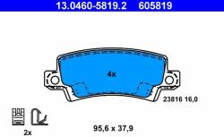 ATE fékbetétkészlet, tárcsafék ATE 13.0460-5819.2