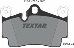 TEXTAR fékbetétkészlet, tárcsafék TEXTAR 2369402 (2369402)